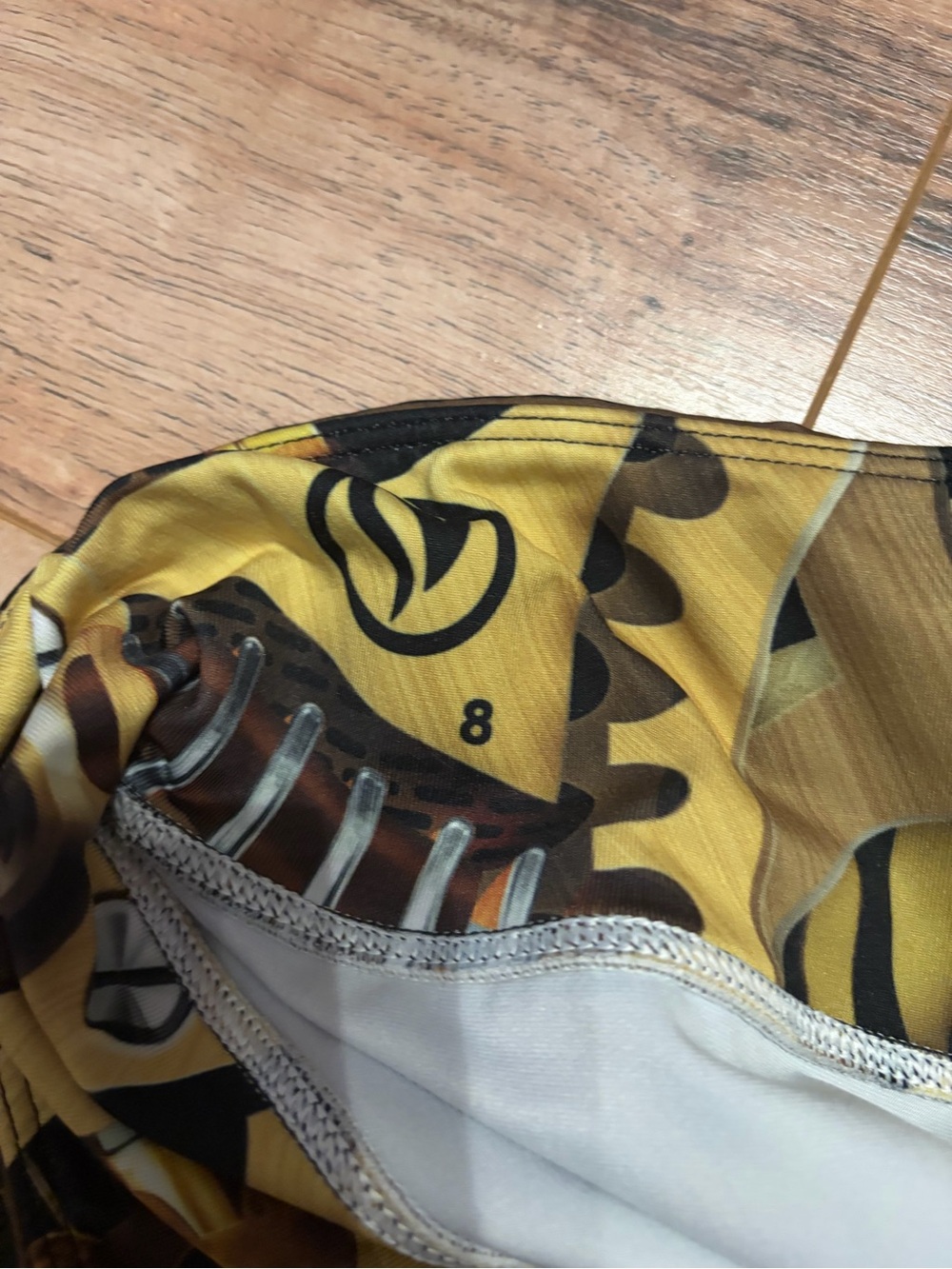 INKnBURN Brown Steampunk Gear Print Leggings - Picture 3 of 5